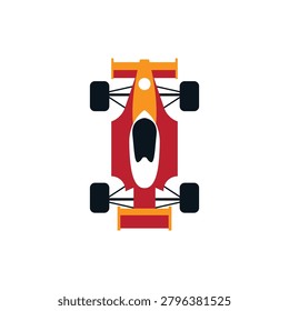 the fastest racing car in the world logo vector