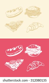 Fastfood background