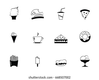 Fast-food and cold drinks
