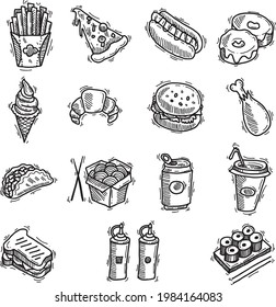 FASTFOOD ICON COLLECTION 01 EPS10