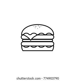 Fast-food icons vector