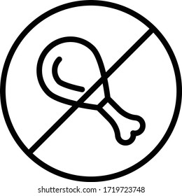 Fastfood not allowed while fasting concept, Stop Eating food in ramadan vector Icon Design, Ramazan kareem and Islamic Symbols on white background,