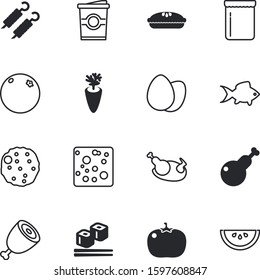 fastfood vector icon set such as: fauna, roquefort, day, seaweed, salmon, leaf, egg, meatball, cutlets, twine, isometric, cook, boiled, appetizer, eggshell, shank, fishing, parmesan, cheese, nuggets