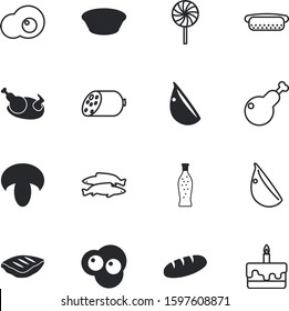 fastfood vector icon set such as: silhouette, cupcake, sirloin, lolipop, lollipop, lemonade, cake, chalkboard, forest, cool, cold, simple, juice, fast, chocolate, plate, french, anniversary, aquarium