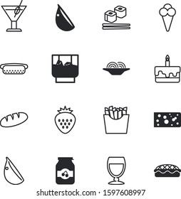 fastfood vector icon set such as: italy, colorful, tropical, junk, cut, sauce, whiskey, cheddar, pie, paper, vine, 3d, bun, culture, graphic, thanksgiving, shape, isometric, liquid, pumpkin, lime