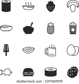 fastfood vector icon set such as: character, ham, bun, bread, cold, boiled, yogurt, nest, underwater, cream, mint, drawing, chop, pink, blue, vanilla, bush, thai, bird, cute, forest, fun, mug