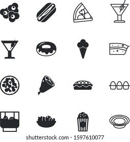fastfood vector icon set such as: abstract, beef, vegetable, raw, nutrition, cupcake, cherry, bread, soft, ham, bun, sign, ingredient, pumpkin, simple, serving, colorful, fat, leg, berry, table, cup