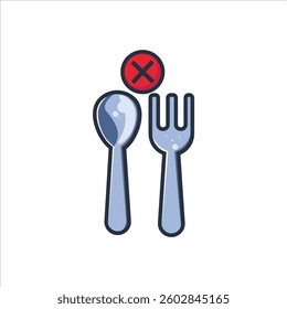 Fasting During Daytime High Quality and Editable Vector Illustration For Holy Month Ramadhan Design Theme
