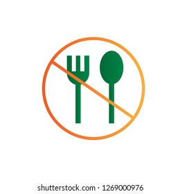 fasting food icon design with creative modern concept and simple logo trendy shape style design vector eps 10