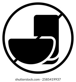fasting icon with glyph style. Suitable for website design, logo, app, UI and etc. Based on the size of the icon in general, so it can be reduced.