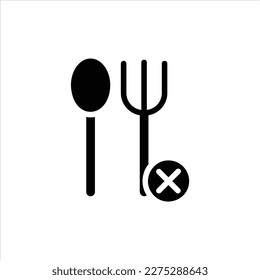 fasting icon with isolated vektor and transparent background.