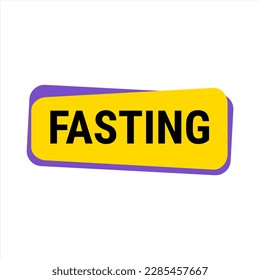 Fasting Made Easy Learn the Best Tips and Tricks for Ramadan. Yellow Vector Callout Banner