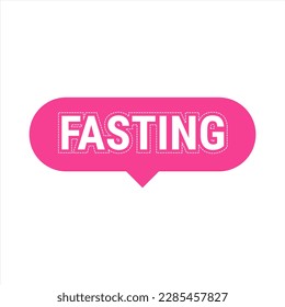 Fasting Made Easy Learn the Best Tips and Tricks for Ramadan. Pink Vector Callout Banner