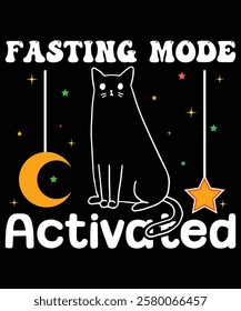 Fasting Mode Activated Ramadan Shirt, Muslim shirt Design, Shirt Print Template, Eid Mubarak, Fasting Mode Is on, Ramadan Shirt, Islamic Calligraphy Tee,  Ramadan Mubarak Vibe, Ramadan Ornaments