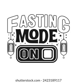 Fasting Mode On Ramadan Poster Background Wallpaper
