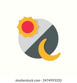 icono de periodo de ayuno, aislado color plano icono de ramadán conjunto