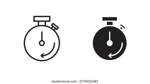 Fasting time vector web icons set