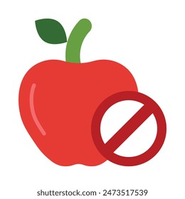 Fasting Vector Flat Icon Design