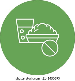 Icono de vector de ayuno. Se puede usar para imprimir, móviles y aplicaciones web.