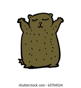 fat bear cartoon