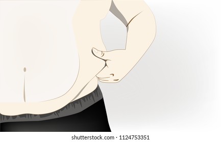 Fat boy, over weight person