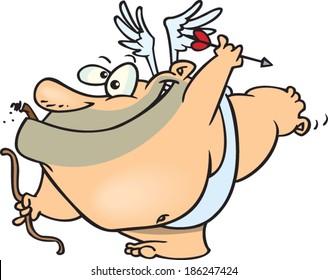 Fat Cartoon Cupid