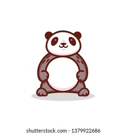 Fat cartoon Panda