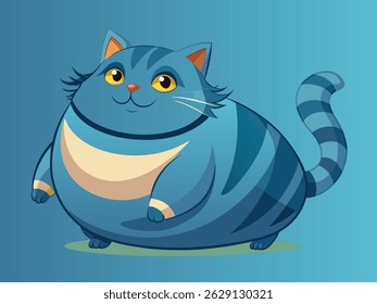 fat cat  minimalist clean color