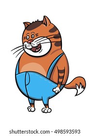 fat cat in the pants