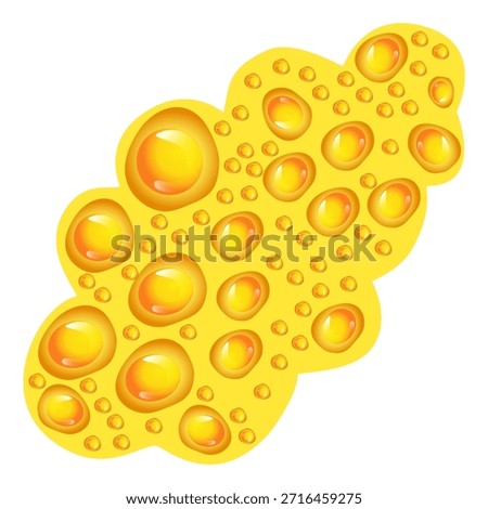 Fat Cell Illustration. Types of lipocytes. Fat cells. White fat cell. Yellow fat cell.