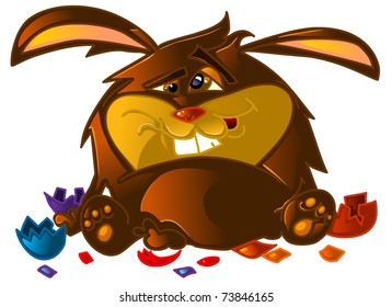 Fat Easter Bunny