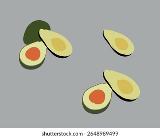 A fat food icon set features vector illustrations of high-calorie, indulgent foods such as burgers, fries, pizza, donuts, fried chicken, soda, and desserts. Ideal for fast food branding, restaurant.