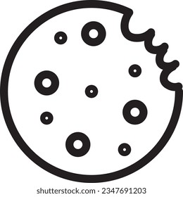 Fat Food Sugar Outline Icon