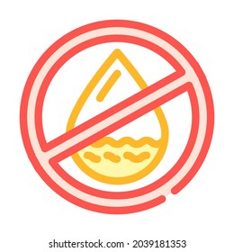 fat free color icon vector. fat free sign. isolated symbol illustration