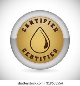 Fat free concept with healthy and quality icon design, vector illustration 10 eps graphic.