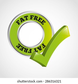 fat free design, vector illustration eps10 graphic 