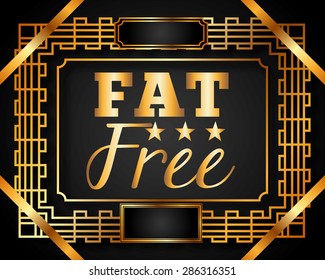 fat free design, vector illustration eps10 graphic 