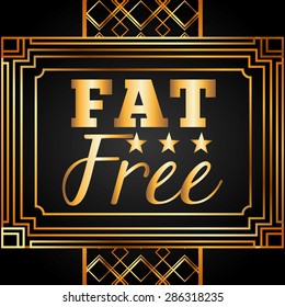 fat free design, vector illustration eps10 graphic 