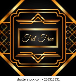 fat free design, vector illustration eps10 graphic 
