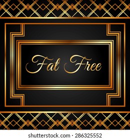 fat free design, vector illustration eps10 graphic 