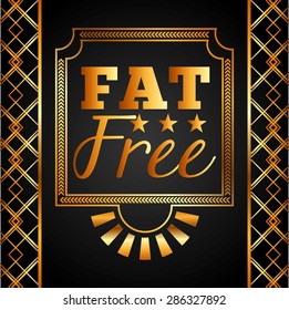 fat free design, vector illustration eps10 graphic 