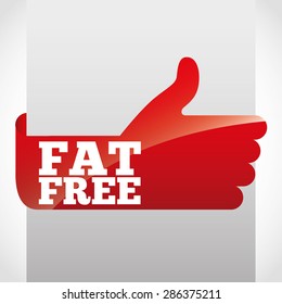 fat free design, vector illustration eps10 graphic 