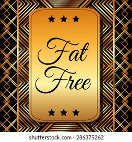 fat free design, vector illustration eps10 graphic 
