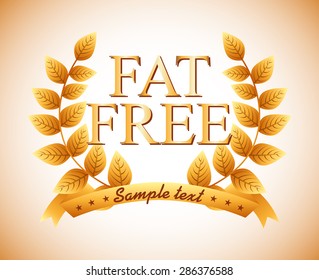 fat free design, vector illustration eps10 graphic 