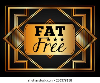 fat free design, vector illustration eps10 graphic 