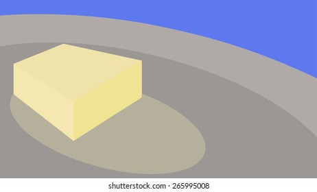 Fat in a frying pan