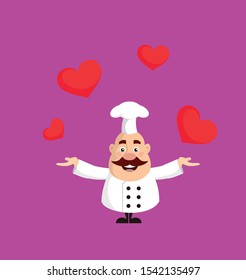 Fat Funny Chef - Presenting Hearts
