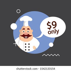 Fat Funny Chef - with price 