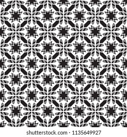 Fat geometrical figures on a white background. Seamless vector pattern. To apply on fabric, a cover of cards, wall-paper.