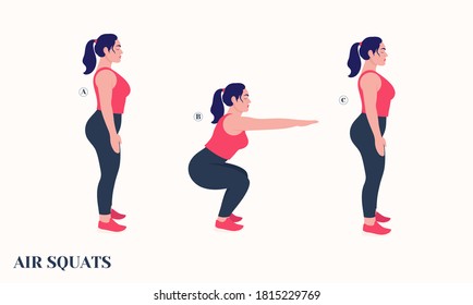 877 Air squat exercise Images, Stock Photos & Vectors | Shutterstock